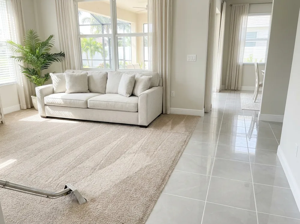 Cleaning in Naples, One company for carpets, furniture, tile and grout