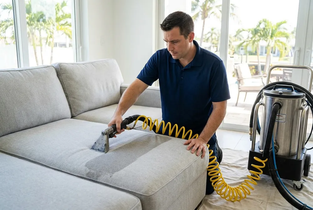 Upholstery Cleaning, Captain Steamer